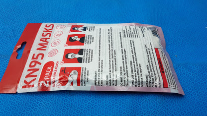 Lot of 2 Dasheng KN95 Face Masks Disposable Protective Safety Mask