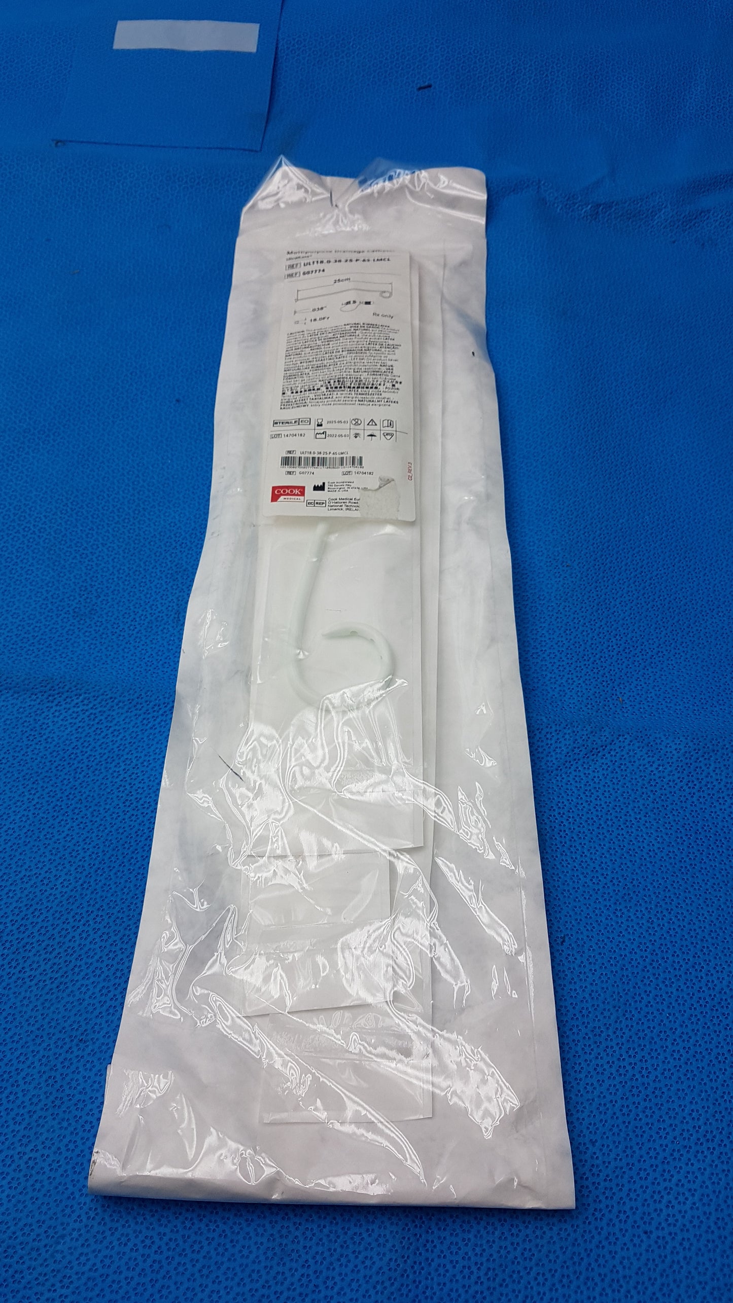 Cook Medical Multipurpose Ultrathane Drainage Catheter 18Fr 25cm Ref G07774