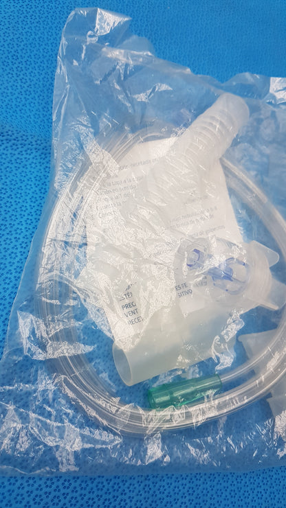 Medline HCS4483 Disposable Nebulizer Kit With Tee Tubing Mouthpiece & Reservoir