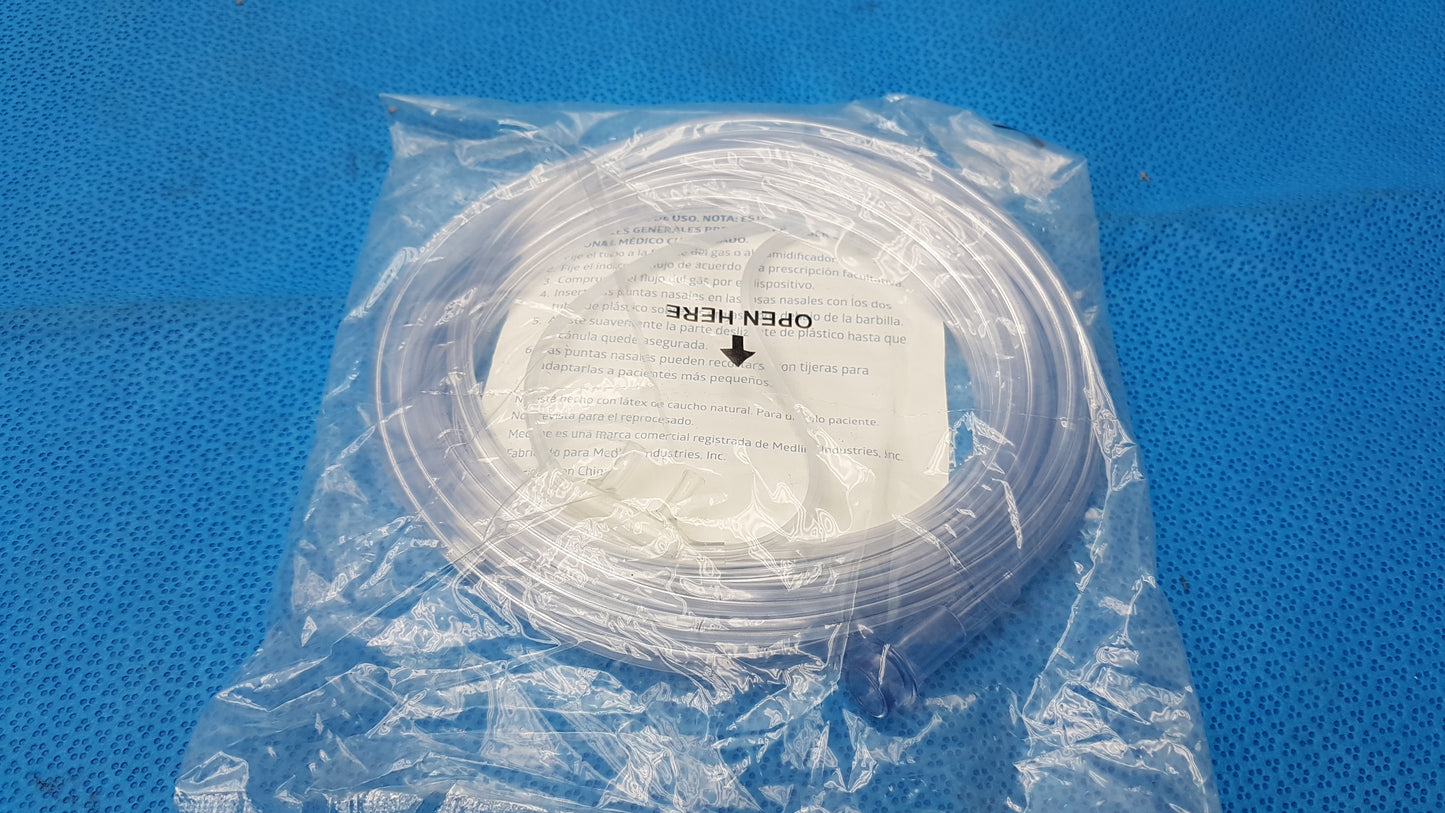 Lot of 104 Medline HCS4514 Adult Nasal Oxygen Cannula With 7ft Crush Resistant Tubing