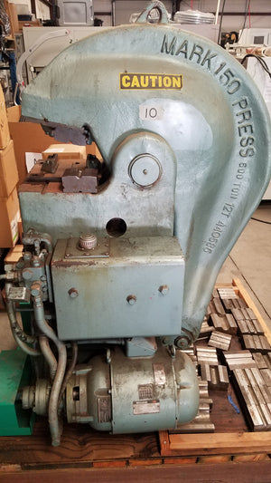 ESCO Mark 150 500-Ton Hydraulic Wire Rope Swaging Press Machine Sling Rigging