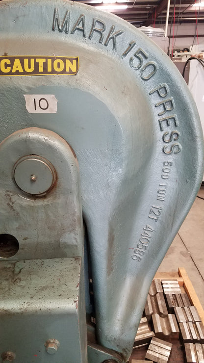 ESCO Mark 150 500-Ton Hydraulic Wire Rope Swaging Press Machine Sling Rigging