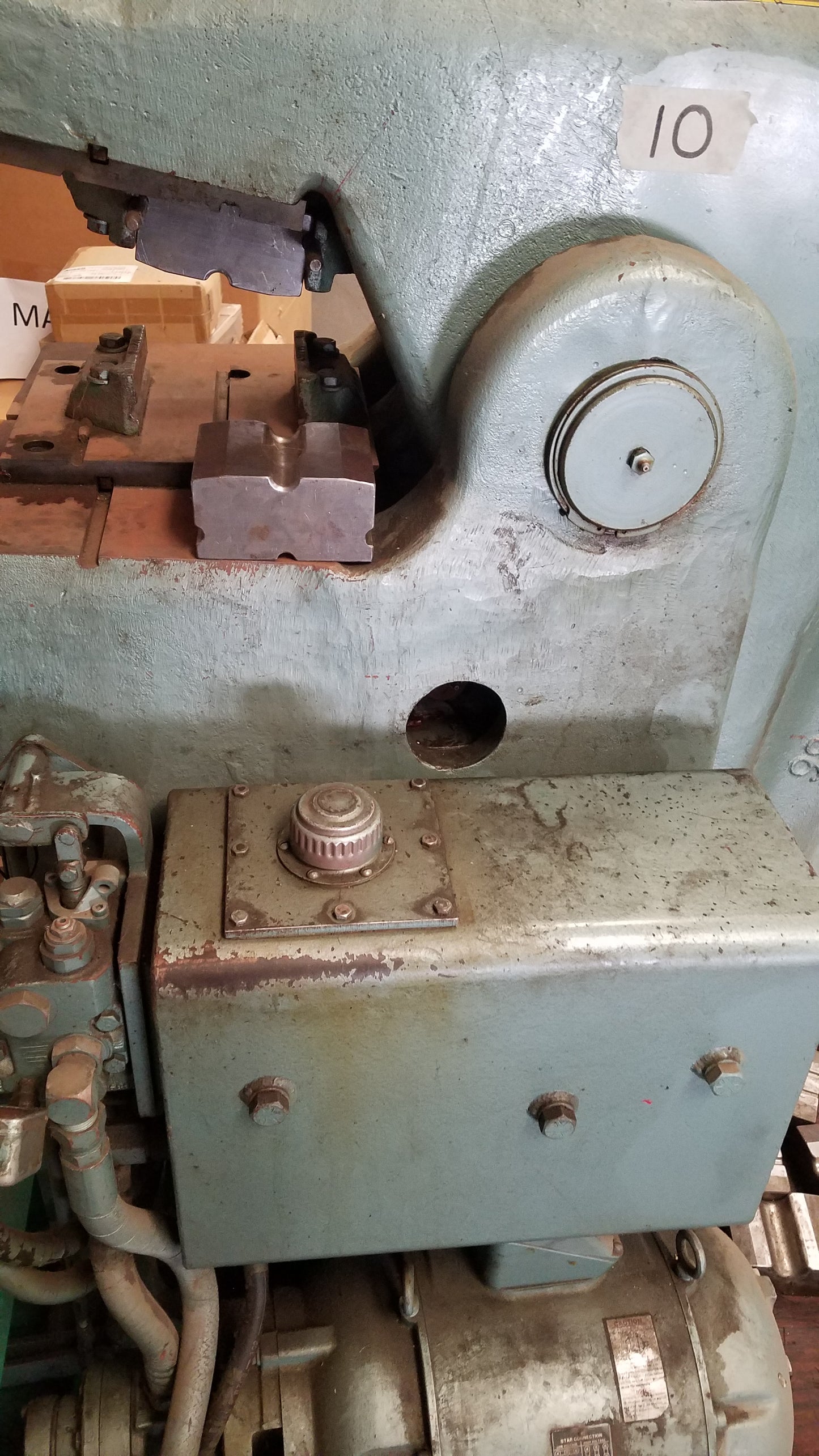 ESCO Mark 150 500-Ton Hydraulic Wire Rope Swaging Press Machine Sling Rigging