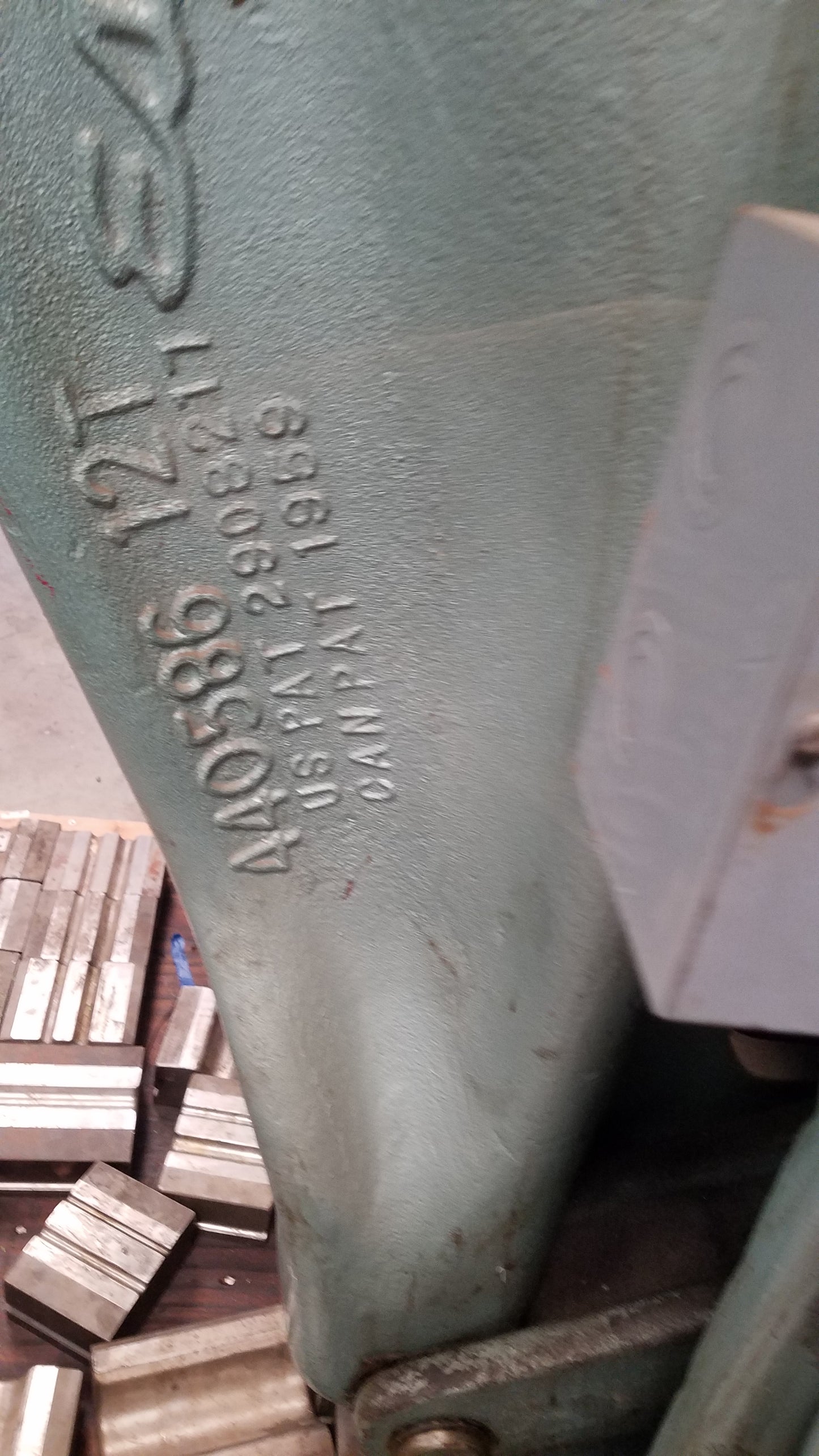 ESCO Mark 150 500-Ton Hydraulic Wire Rope Swaging Press Machine Sling Rigging