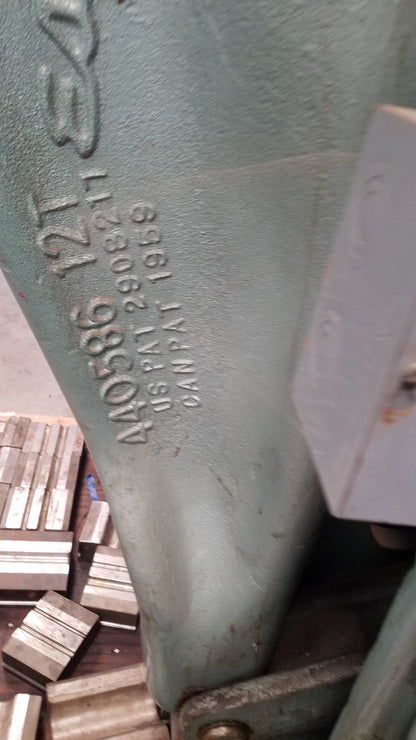 ESCO Mark 150 500-Ton Hydraulic Wire Rope Swaging Press Machine Sling Rigging