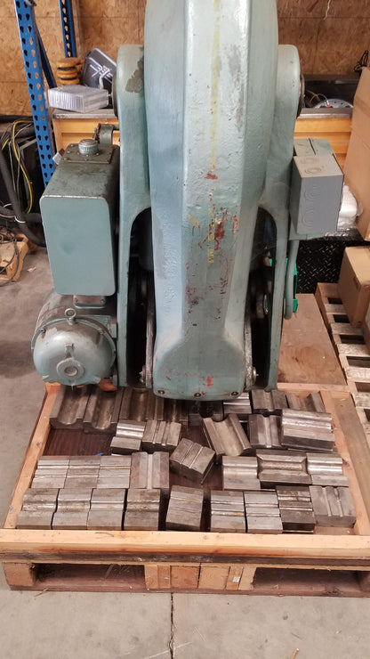 ESCO Mark 150 500-Ton Hydraulic Wire Rope Swaging Press Machine Sling Rigging