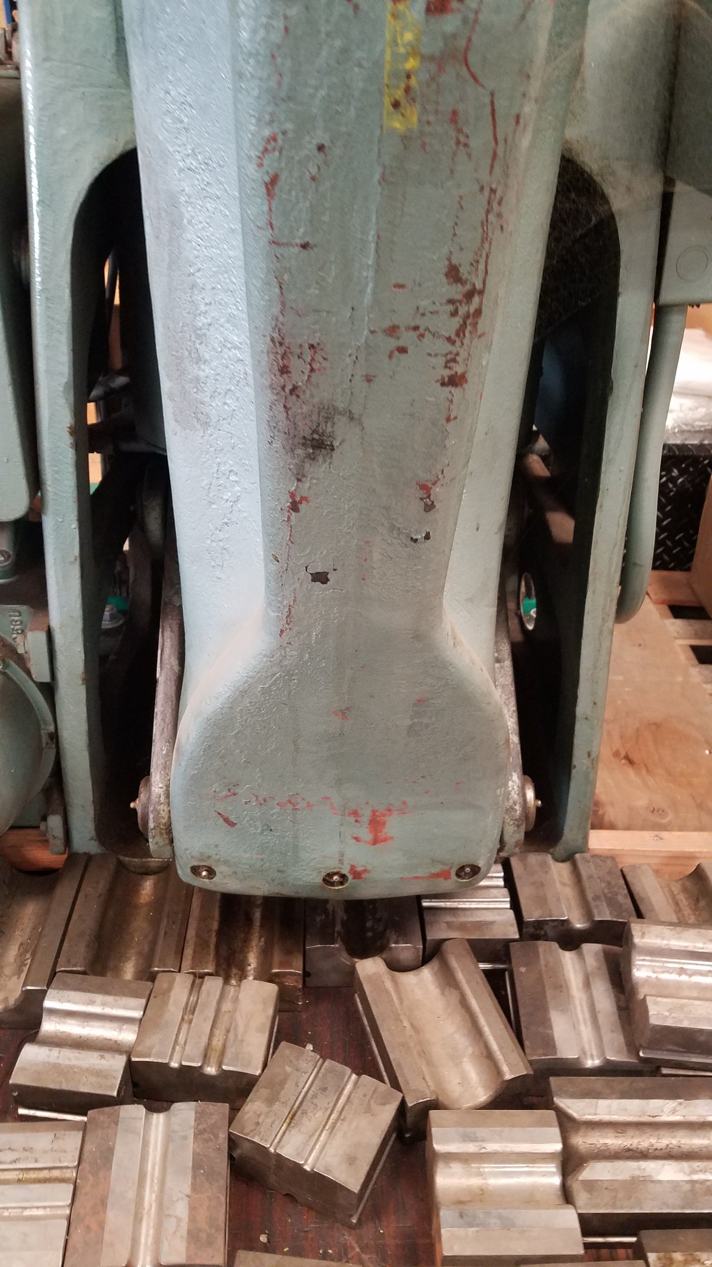 ESCO Mark 150 500-Ton Hydraulic Wire Rope Swaging Press Machine Sling Rigging