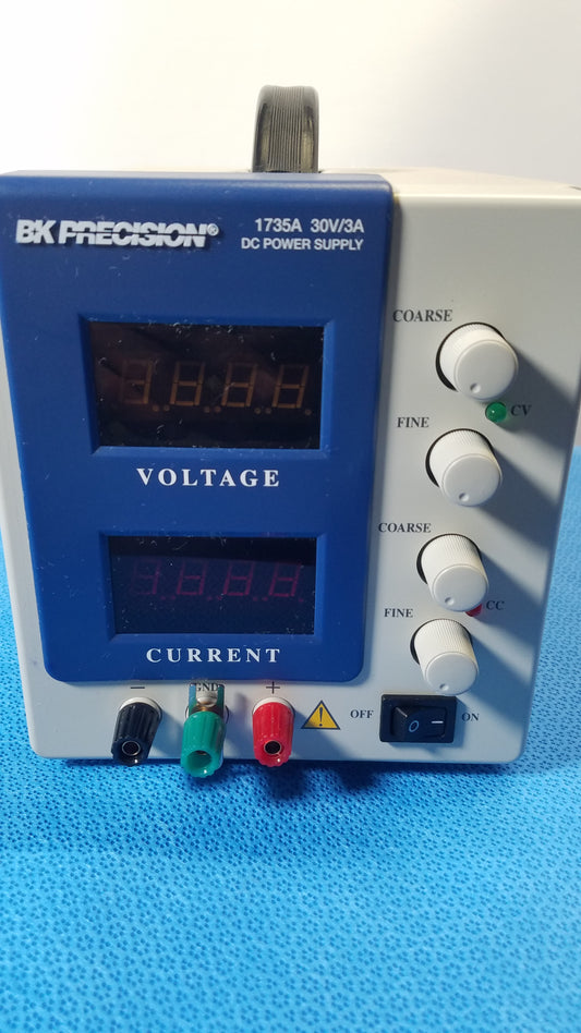 BK Precision 1735A Digital DC Power Supply 30V/3A Input 115V/60Hz
