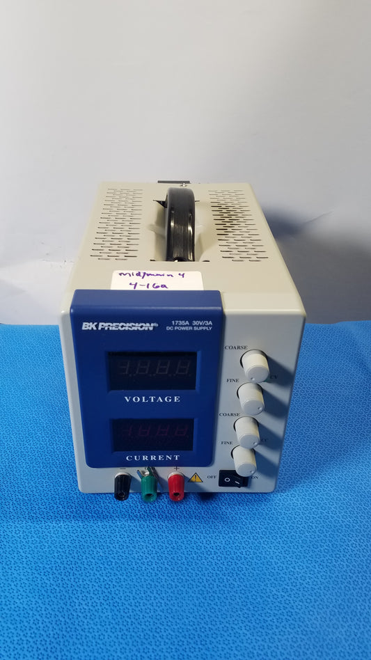 BK Precision 1735A 30V/3A Digital DC Power Supply Input 115V/60Hz