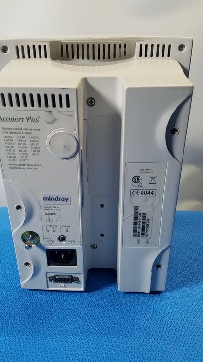 Mindray Datascope Accutorr Plus Vital Signs Monitor 0998-00-0444-93A