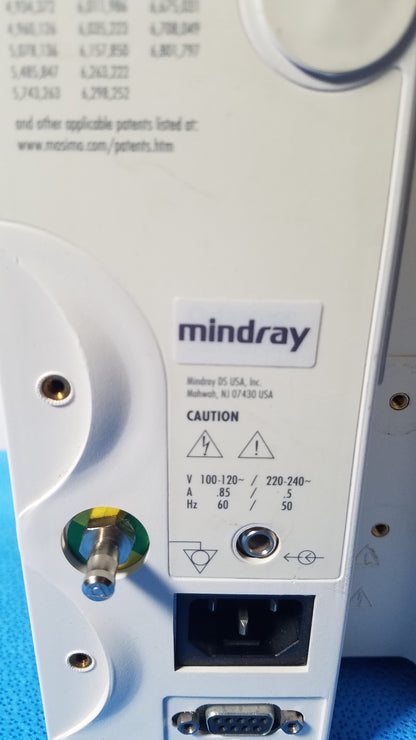 Mindray Datascope Accutorr Plus Vital Signs Monitor S/N UA7165908K11