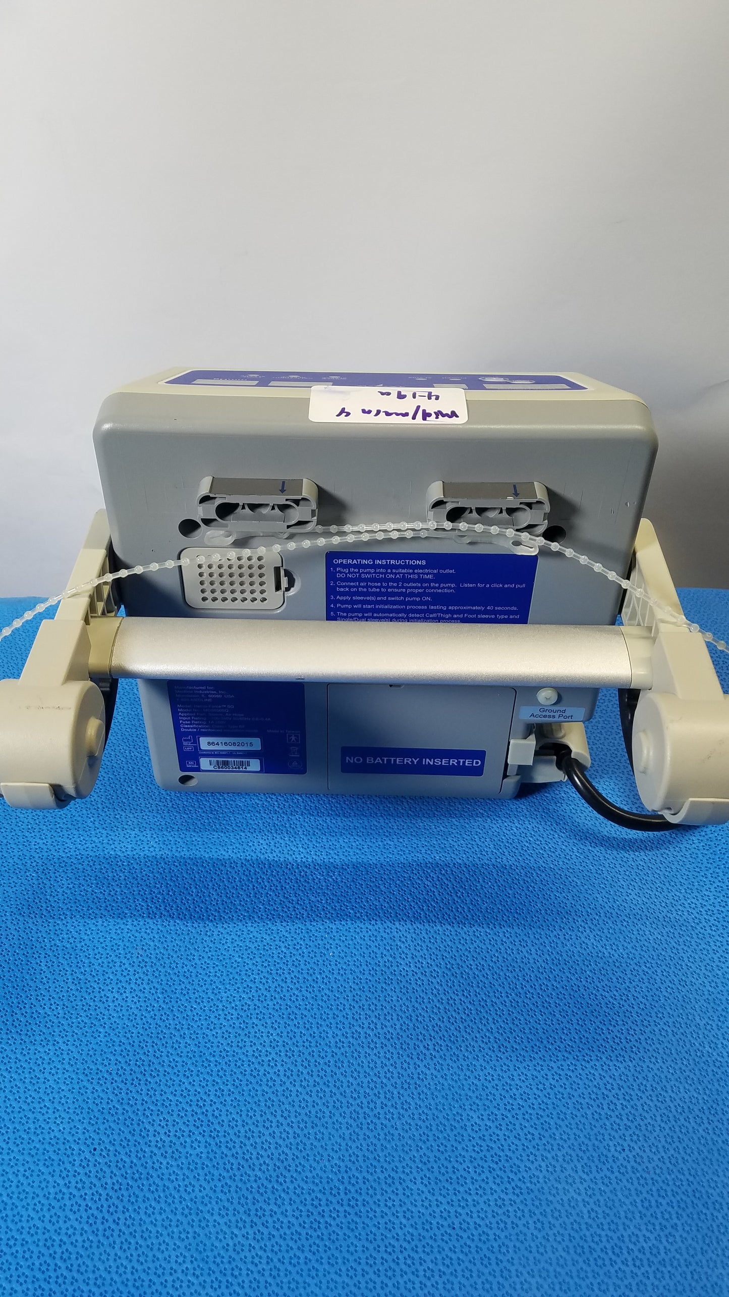 Hemo Force SQ Sequential DVT Pump Model No: MDS600SQ