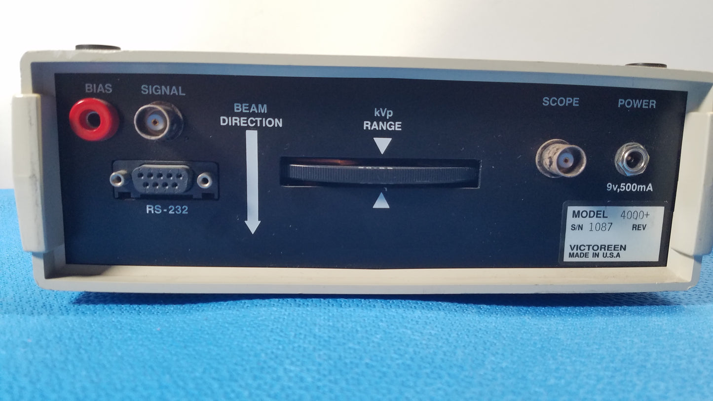 Victoreen 4000+ Non Invasive X-ray Test Device S/N 1087