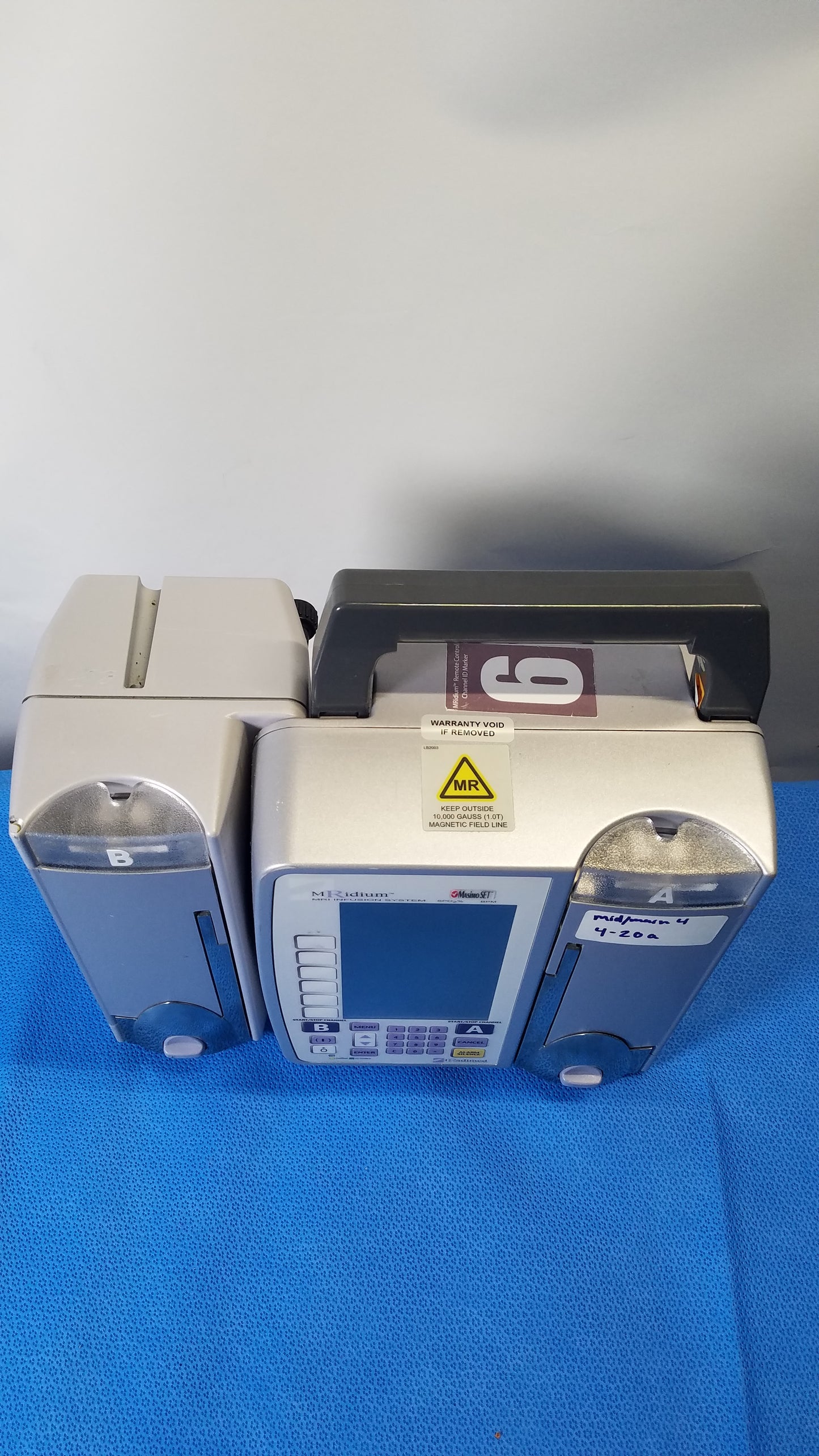 IRadimed MRidium 3860+ MRI Infusion Pump System With A and B Channels