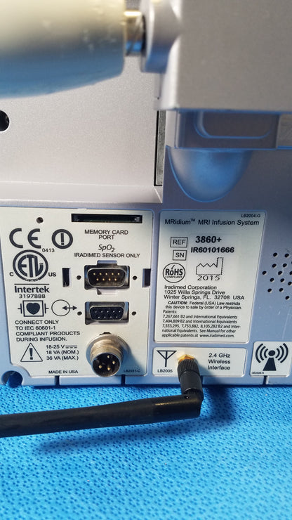 IRadimed MRidium 3860+ MRI Infusion Pump System With A and B Channels