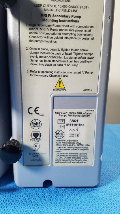 IRadimed MRidium 3860+ MRI Infusion Pump System