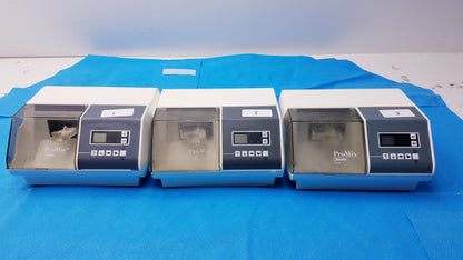 Lot of 3 Dentsply ProMix Amalgamator Capsule Mixing System