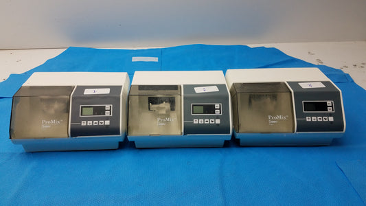 Lot of 3 Dentsply ProMix Amalgamator Capsule Mixing System
