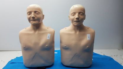 Lot of 2 Laerdal Little Anne Adult CPR Training Manikin Torsos EMS