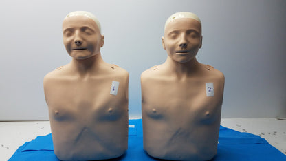 Lot of 2 Laerdal Little Anne Adult CPR Training Manikin Torsos EMS