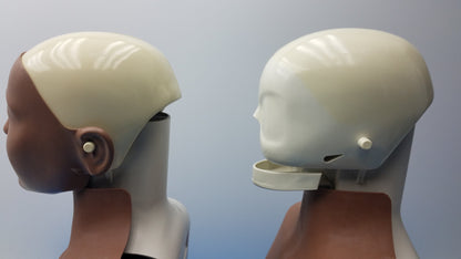 Lot of 2 Laerdal Little Anne CPR Manikins Dark Skin Torsos 1 Missing Face