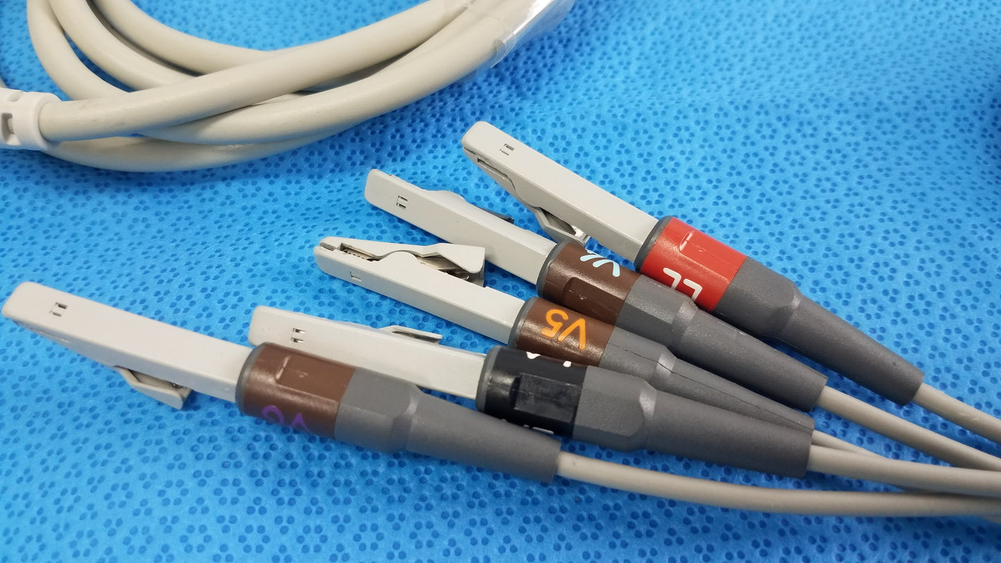 GE Medical Systems Multi-Link 10 Lead ECG Patient Cable & Leadwires