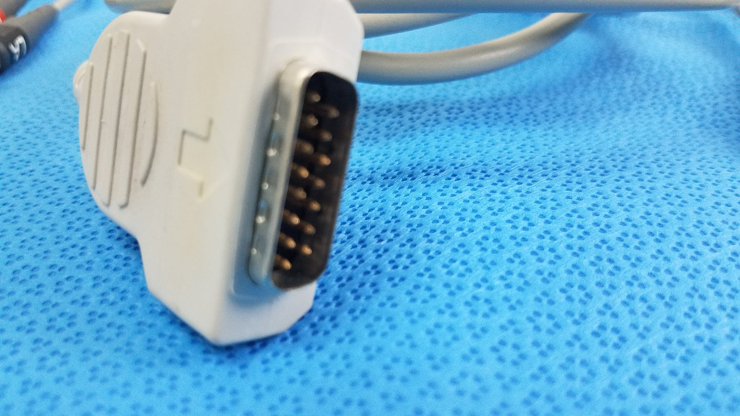 GE Medical Systems Multi-Link 10 Lead ECG Patient Cable & Leadwires