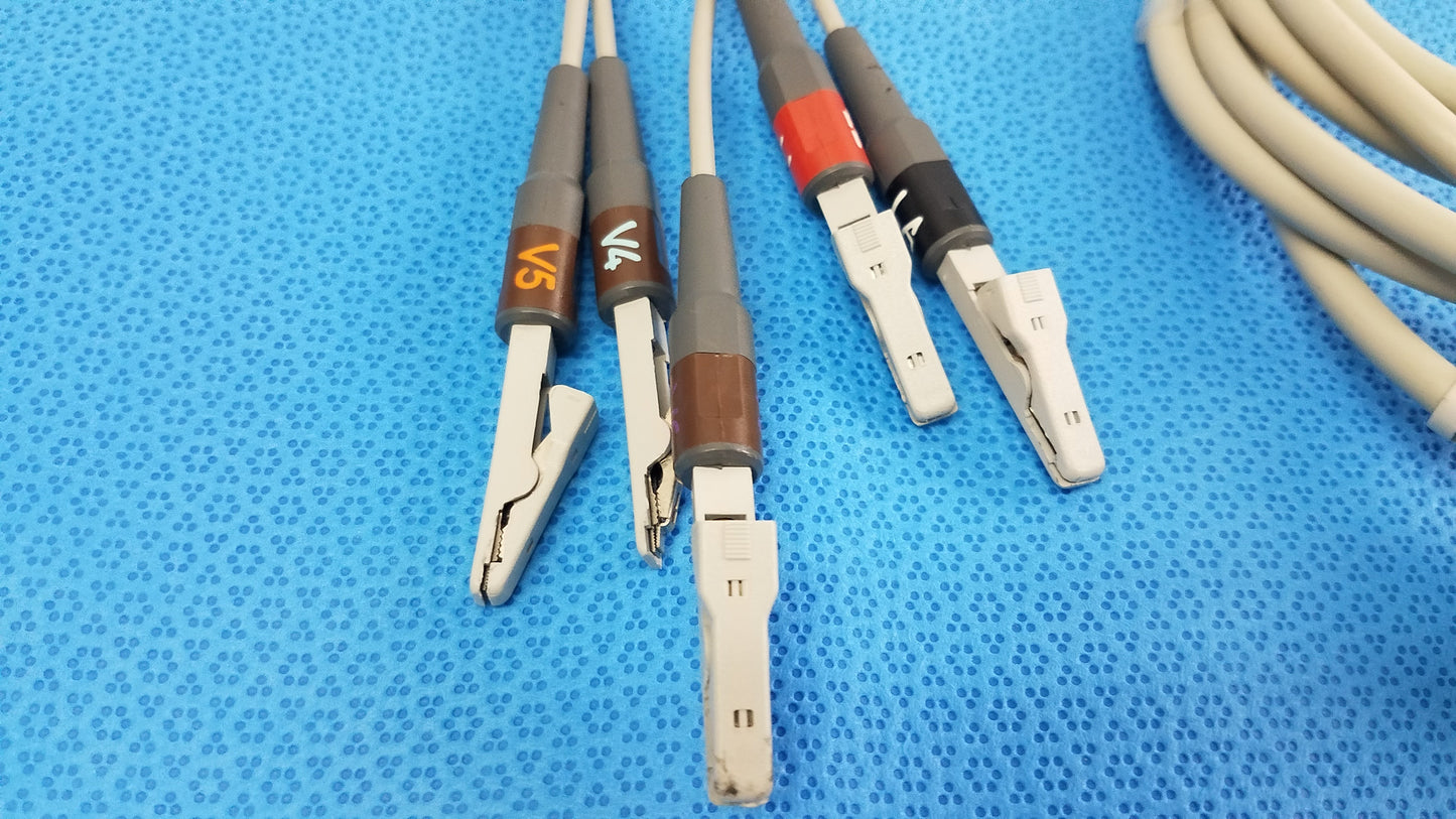 GE Medical Systems Multi-Link 10 Lead ECG Patient Cable & Leadwires