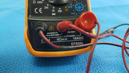 DT850L Digital Multimeter Electrical Tester With Leads