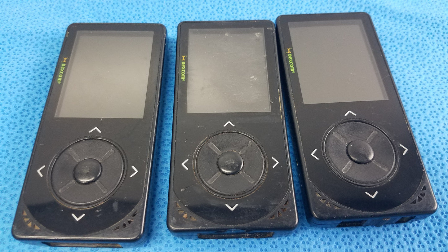 Lot of 3 Dexcom MT 20649 Platinum CGM Receivers
