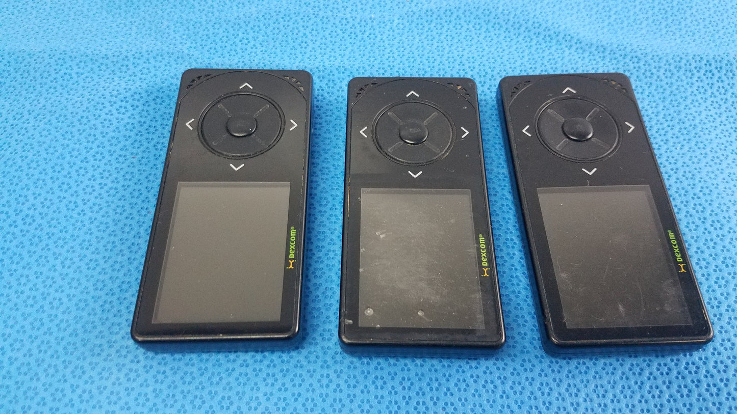 Lot of 3 Dexcom MT 20649 Platinum CGM Receivers