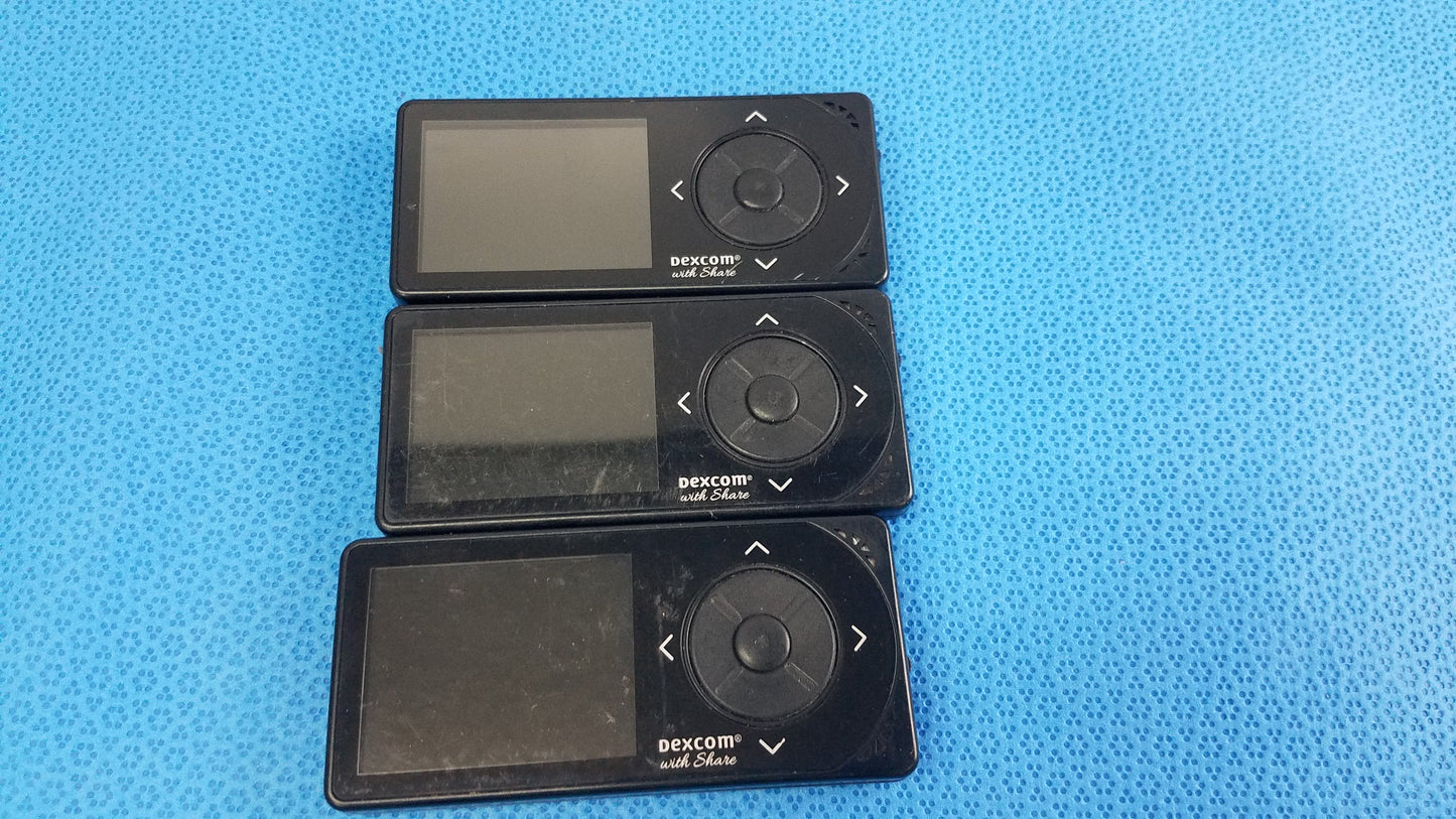 Lot of 3 Dexcom G4 Platinum Receiver With Share Ref MT22495