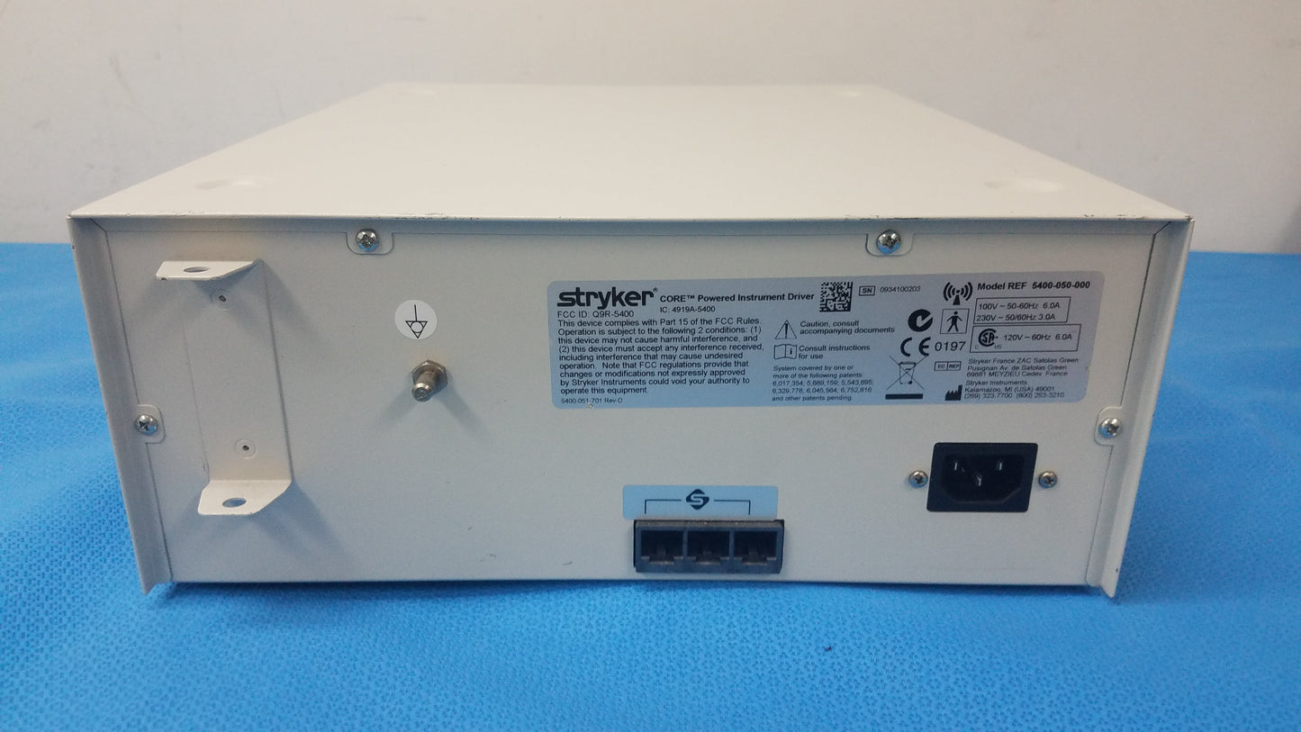 Stryker 5400-050-000 Core Powered Surgical Console Instrument Driver