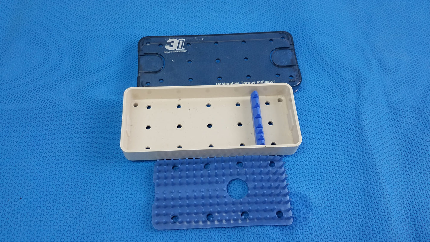 3i Restorative Torque Indicator Dental Kit Wrench With Driver Tip & Sterilization Case