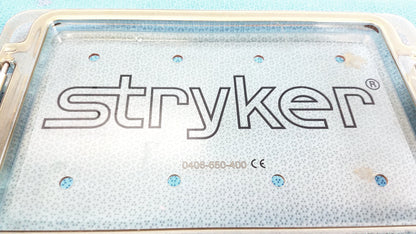 Stryker 8400815005 Monopolar Nitinol Electrode With 0406-650-400 Surgical Sterilization Tray Case
