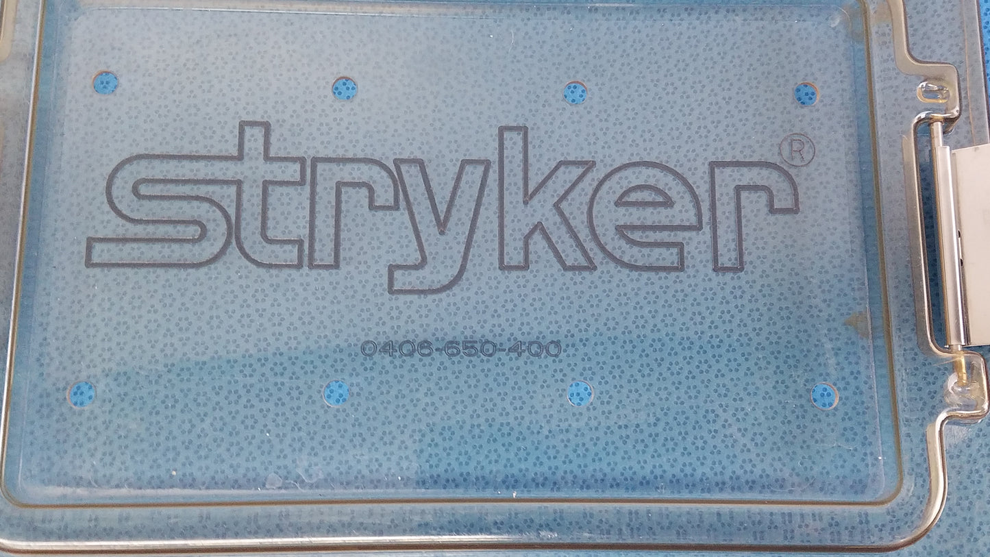 Stryker 0406-650-400 MultiGen 2 Lightweight Sterilization Box With Electrode Probe
