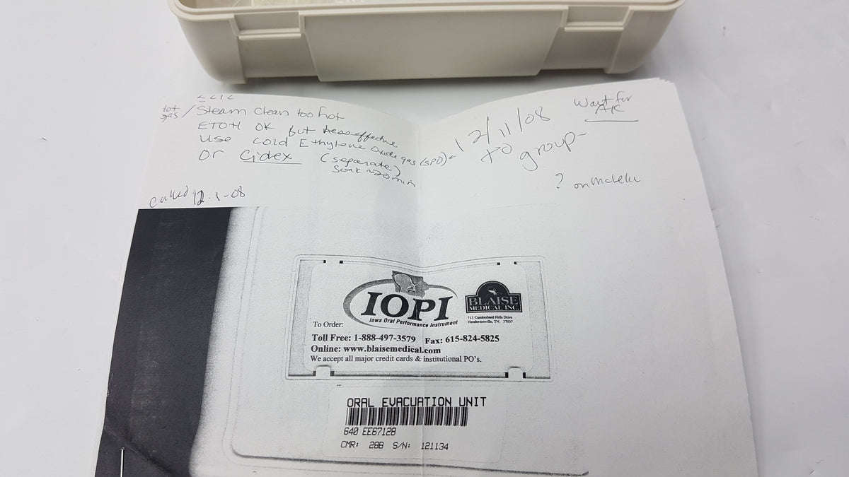 IOPI Northwest lowa Oral Performance Instrument With Case