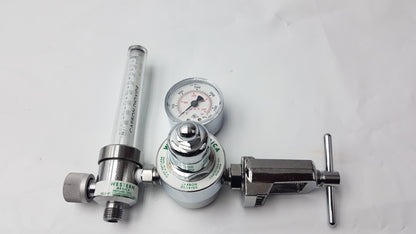 Western Medica Gas Pressure Regulator With Carbon Dioxide Flowmeter