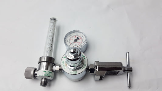 Western Medica Gas Pressure Regulator With Carbon Dioxide Flowmeter