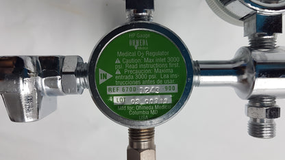 Ohmeda Medical O2 Regulator HP Gauge Ref 6700-1243