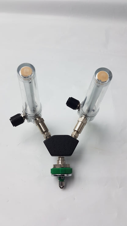 Ohmeda Medical O2 Dual Flowmeter Manifold Oxygen 0-15 L/Min Assembly