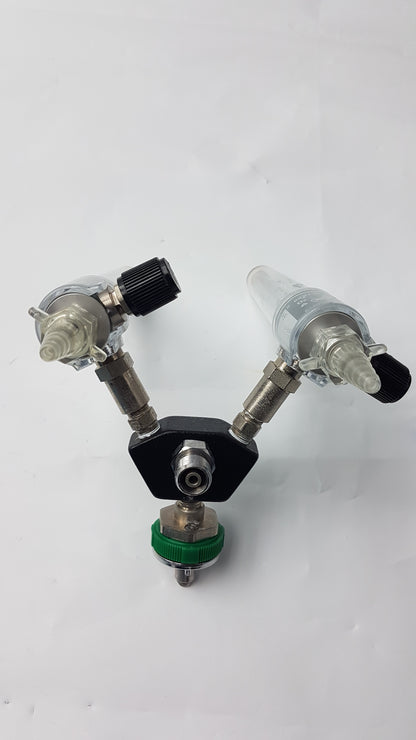 Ohmeda Medical O2 Dual Flowmeter Manifold Oxygen 0-15 L/Min Assembly