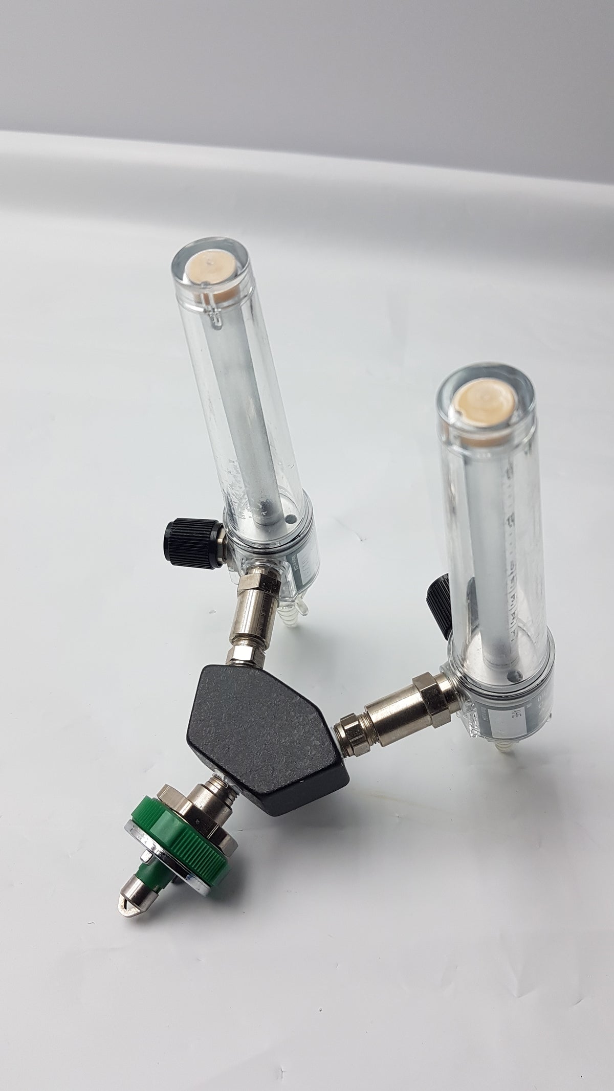 Ohmeda Medical O2 Dual Flowmeter Manifold Oxygen 0-15 L/Min Assembly