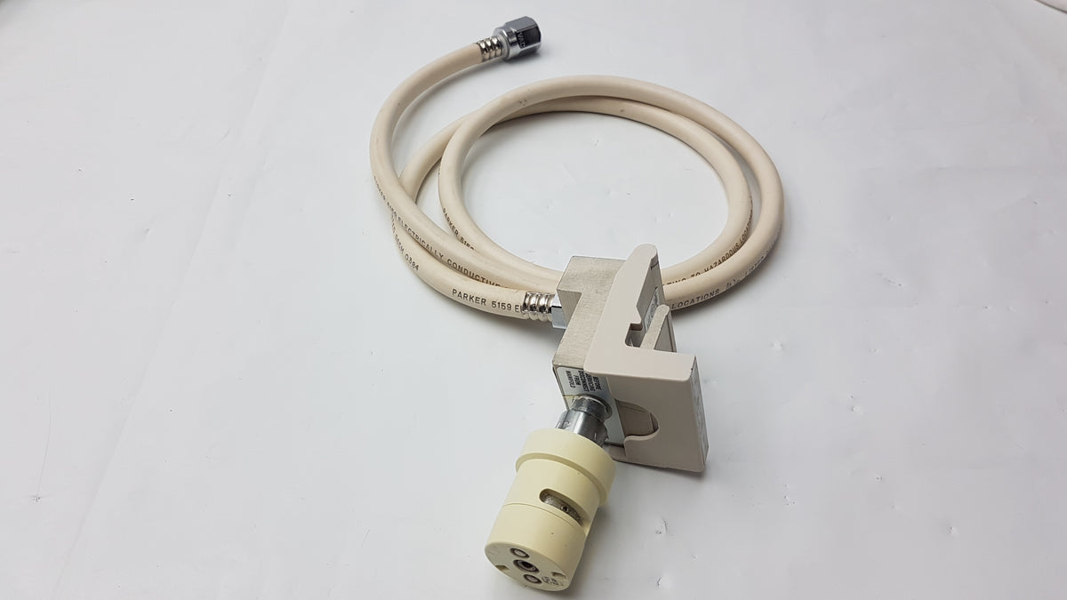 Hill-Rom Oxygen Outlet Block Assembly With Parker 5159 Electrically Conductive Cream Hose