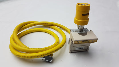 Hill-Rom Oxygen Block Assembly With Parker 5159 Conductive Yellow Hose
