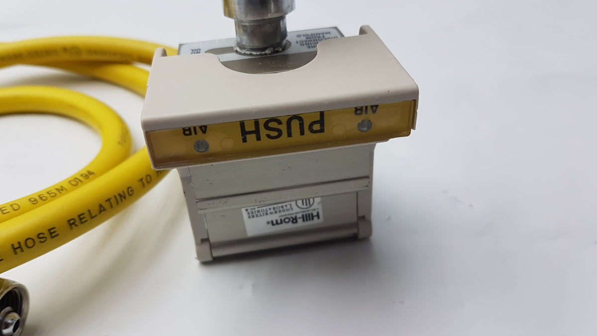 Hill-Rom Oxygen Block Assembly With Parker 5159 Conductive Yellow Hose