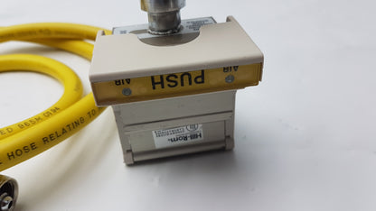 Hill-Rom Oxygen Block Assembly With Parker 5159 Conductive Yellow Hose