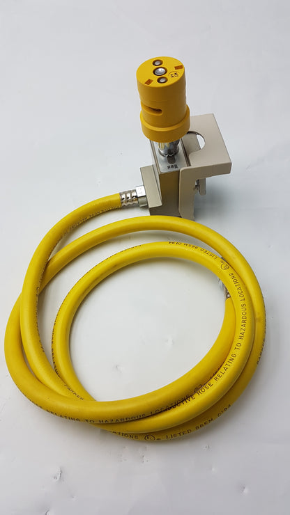 Hill-Rom Oxygen Block Assembly With Parker 5159 Conductive Yellow Hose