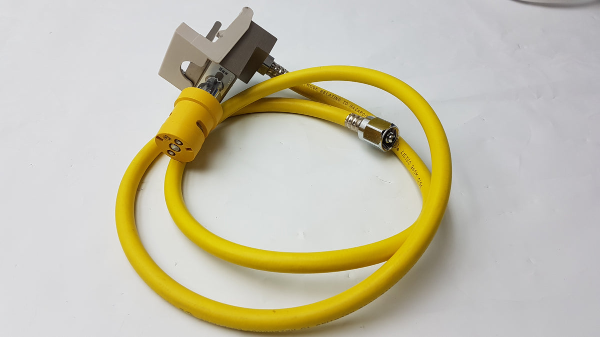 Hill-Rom Oxygen Block Assembly With Parker 5159 Conductive Yellow Hose