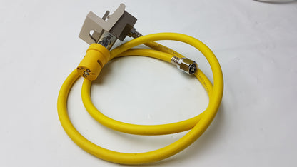 Hill-Rom Oxygen Block Assembly With Parker 5159 Conductive Yellow Hose